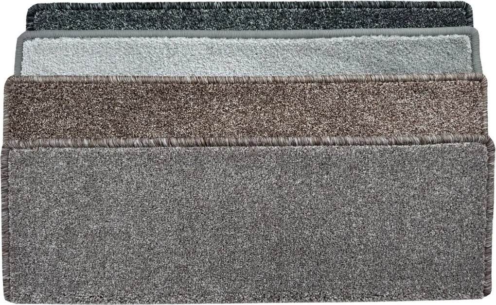 Nášľapy na schody Apollo Soft hnedý obdĺžnik - 24x65 obdĺžnik (rozmer vrátane ohybu) Vopi