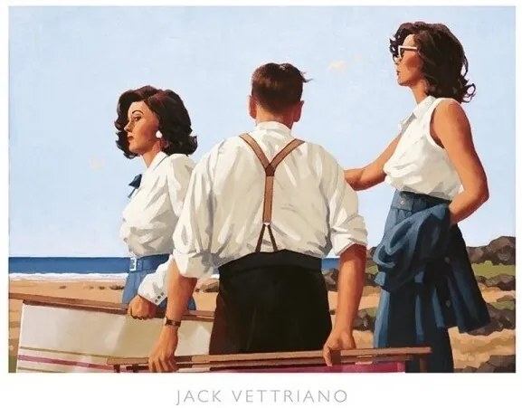 Umelecká tlač Jack Vettriano - Young Hearts