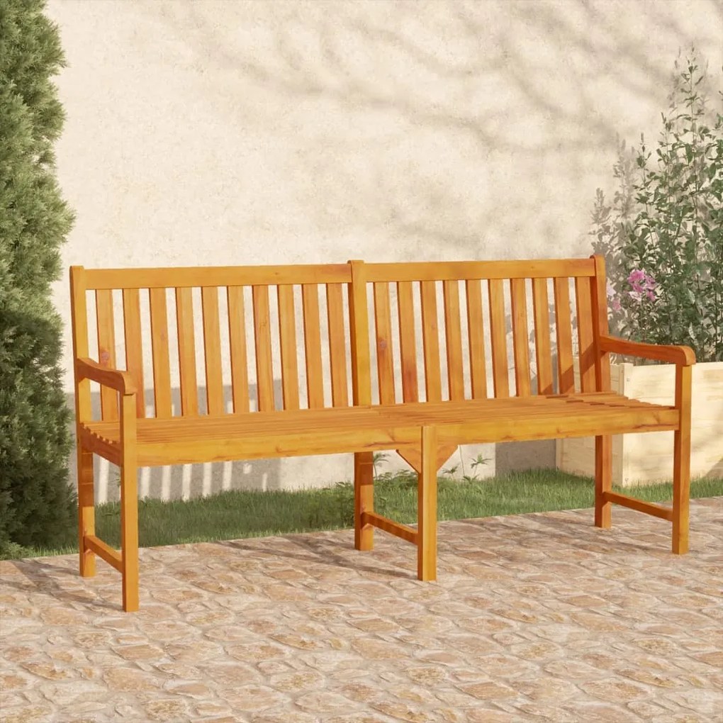 Záhradná lavička 180 cm masívne akáciové drevo