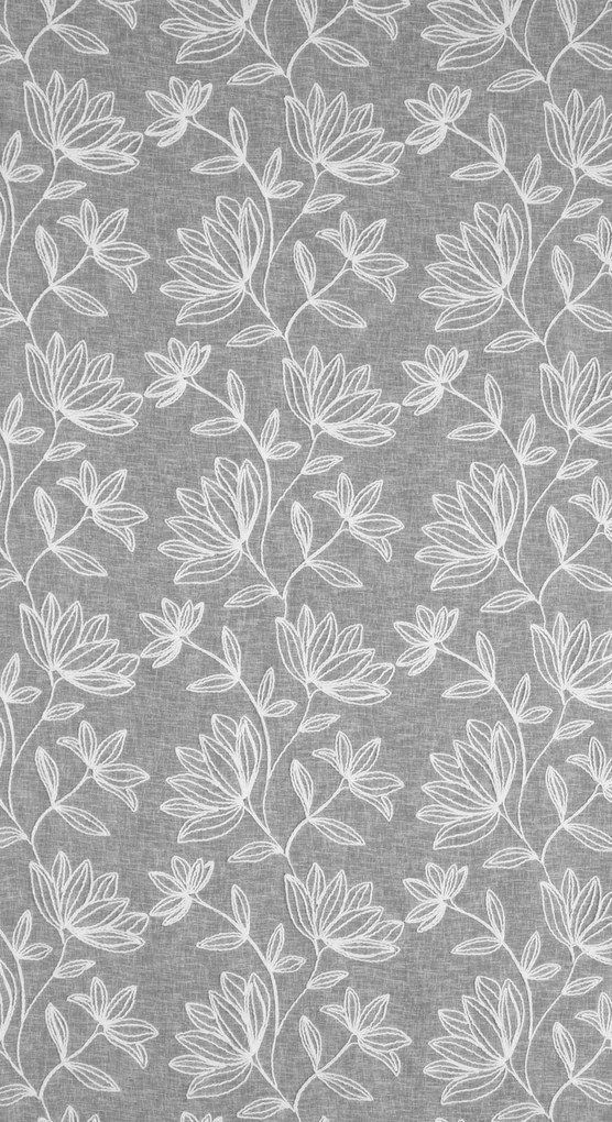 ZÁVES NA KRÚŽKOCH SUZI 140X250 CM KVETY