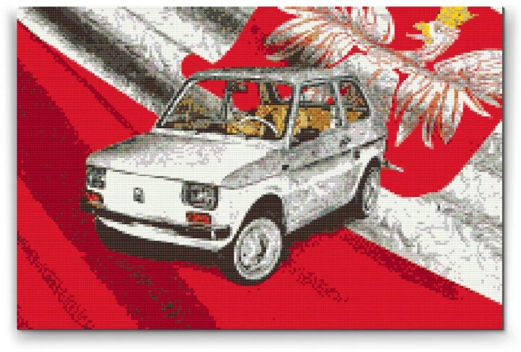 Gario Diamantové maľovanie Maluch Rozmery: 120 x 80 cm, Rámovanie: S vnútorným rámom, Diamanty: Štvorcové