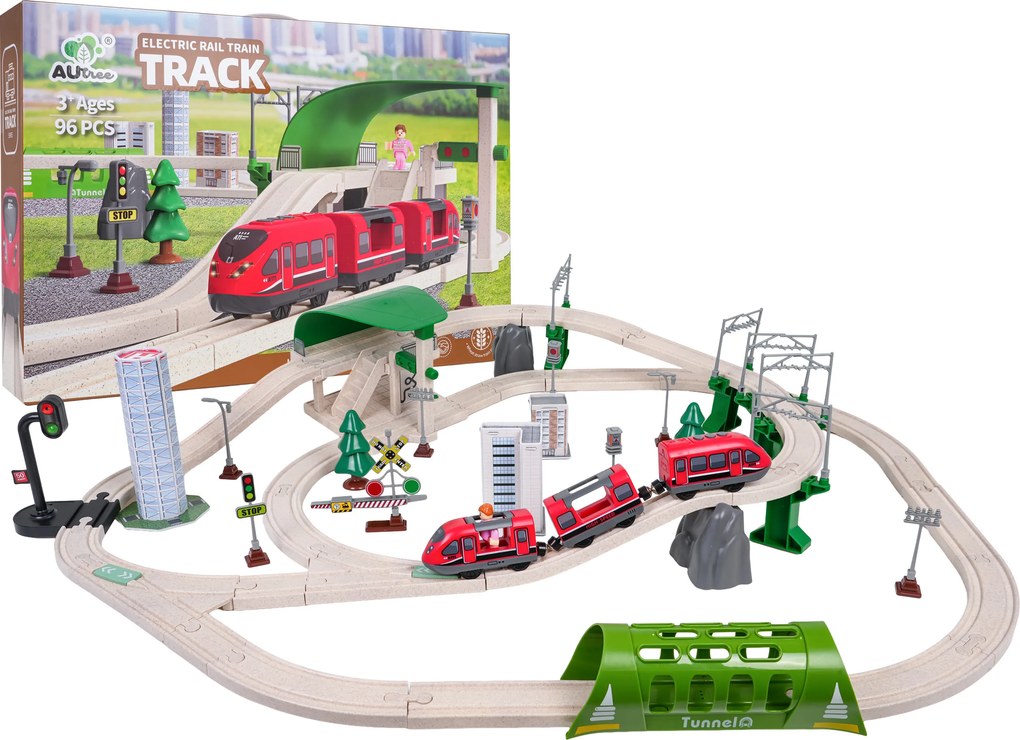 Ramiz Železničné mesto so svetlami a zvukom Funkcia 89el.