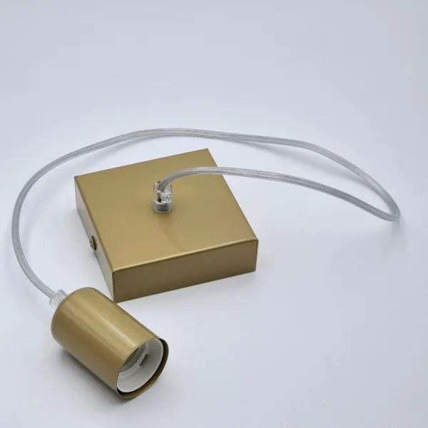 Luster na lanku ASTRID 1xE27/60W/230V zlatá