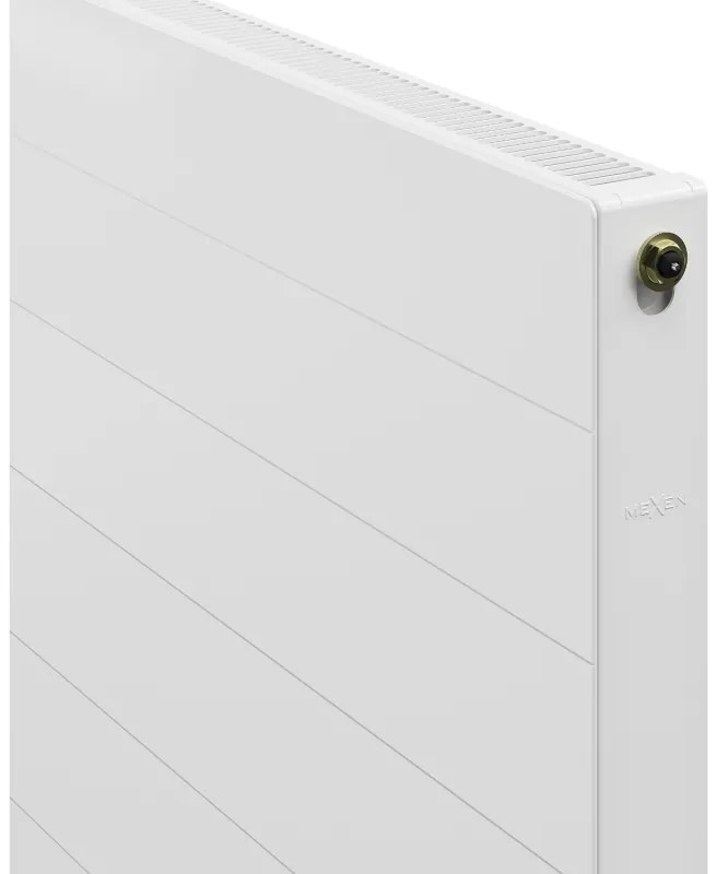 Mexen, Mexen Line CVL11 panelový radiátor 600 x 500 mm, spodné pripojenie, 392 W, biely - W611L-060-050-00