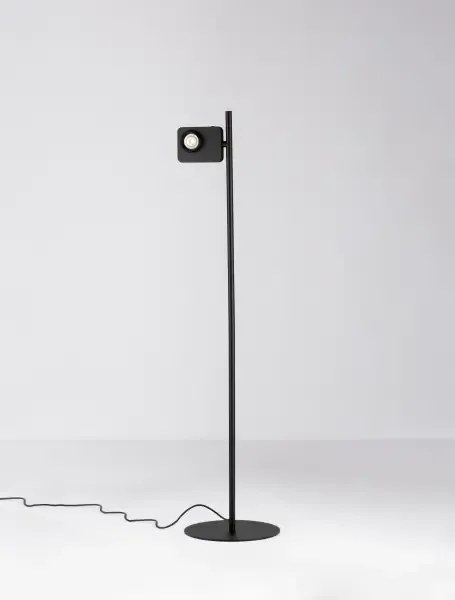 LED stmievateľný čierna stojaca lampa Kedros