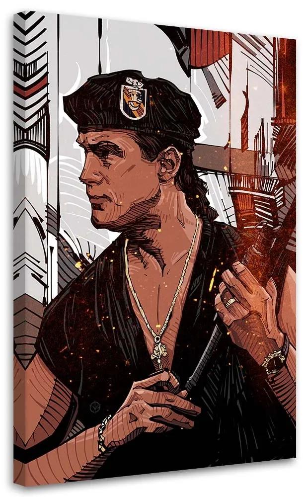 Gario Obraz na plátne Steven Seagal - Nikita Abakumov Rozmery: 40 x 60 cm