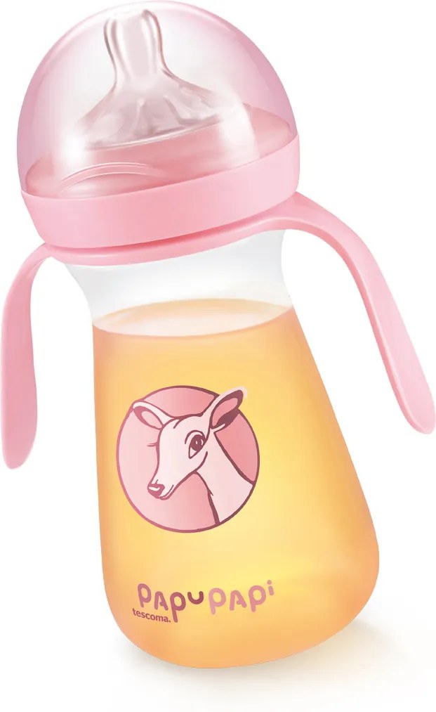 TESCOMA fľaša PAPU PAPI 250 ml, ružová , 250 ml