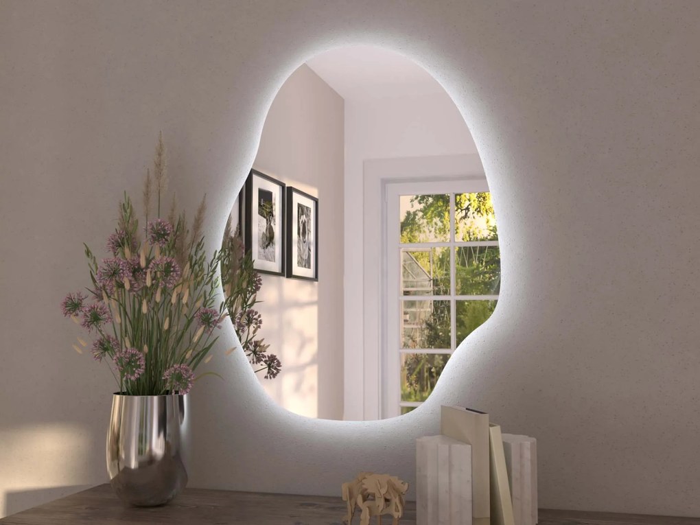 Organické LED zrkadlo s osvetlením A37 45×60