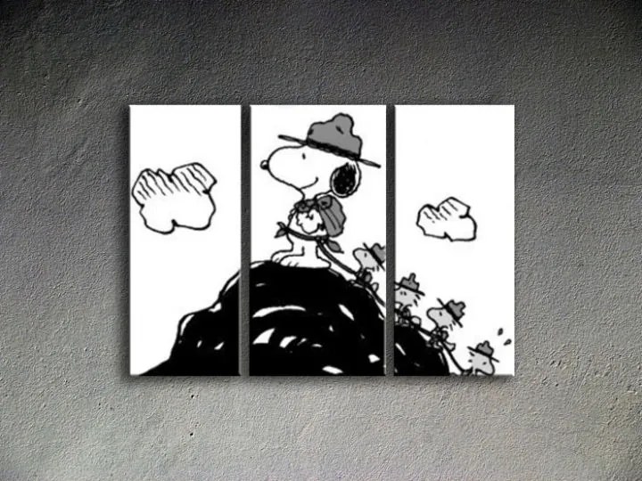 Ručne maľovaný POP Art obraz SNOOPY | rôzne rozmery