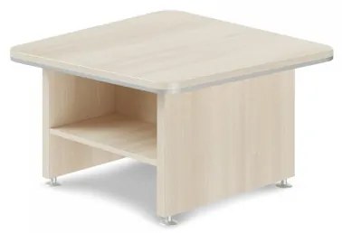 Konferenčný stolík TopOffice Premium 90 x 90 cm, agát svetlý
