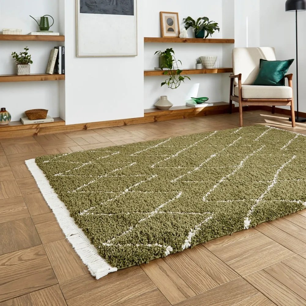 Zelený koberec 120x170 cm Boho – Think Rugs