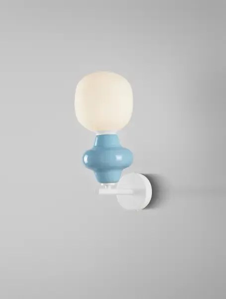 LED modré nástenné svietidlo Clio