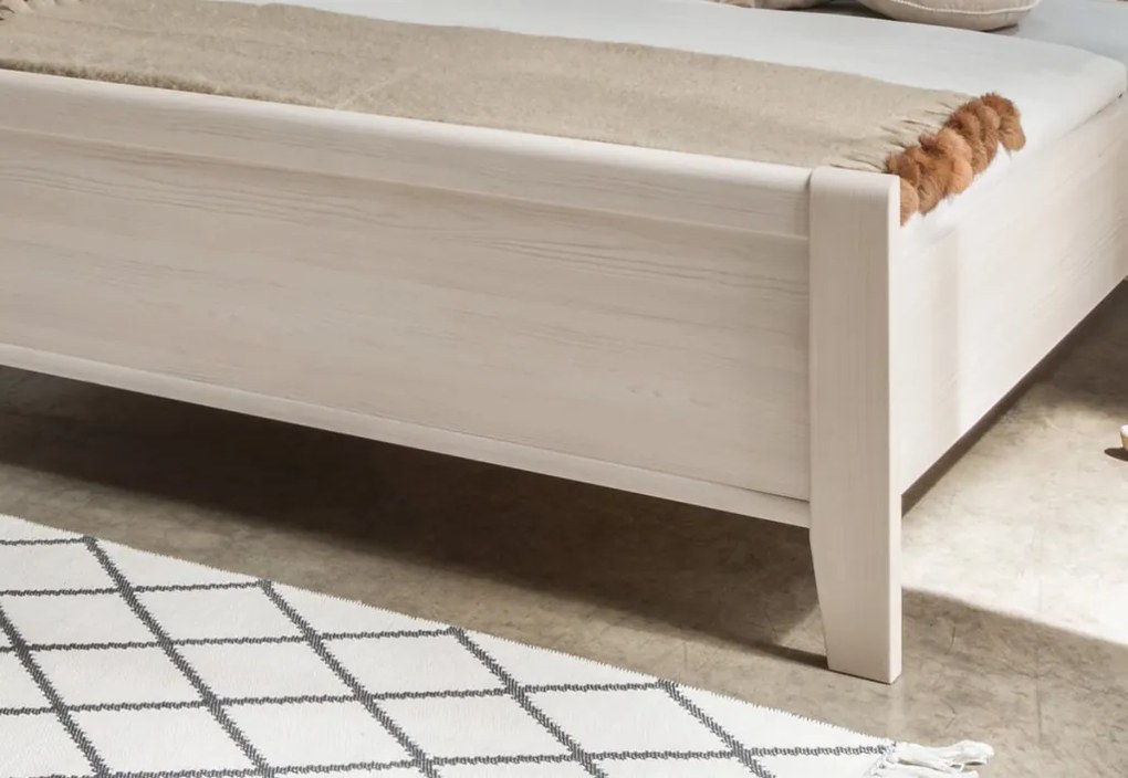 Posteľ s úložným priestorom Luxor 180x200 cm, polárny smrekovec