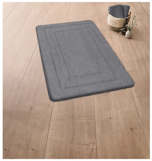 Kleine Wolke Kúpeľňový koberec, 60 x 100 cm (sivá)  (100371018)