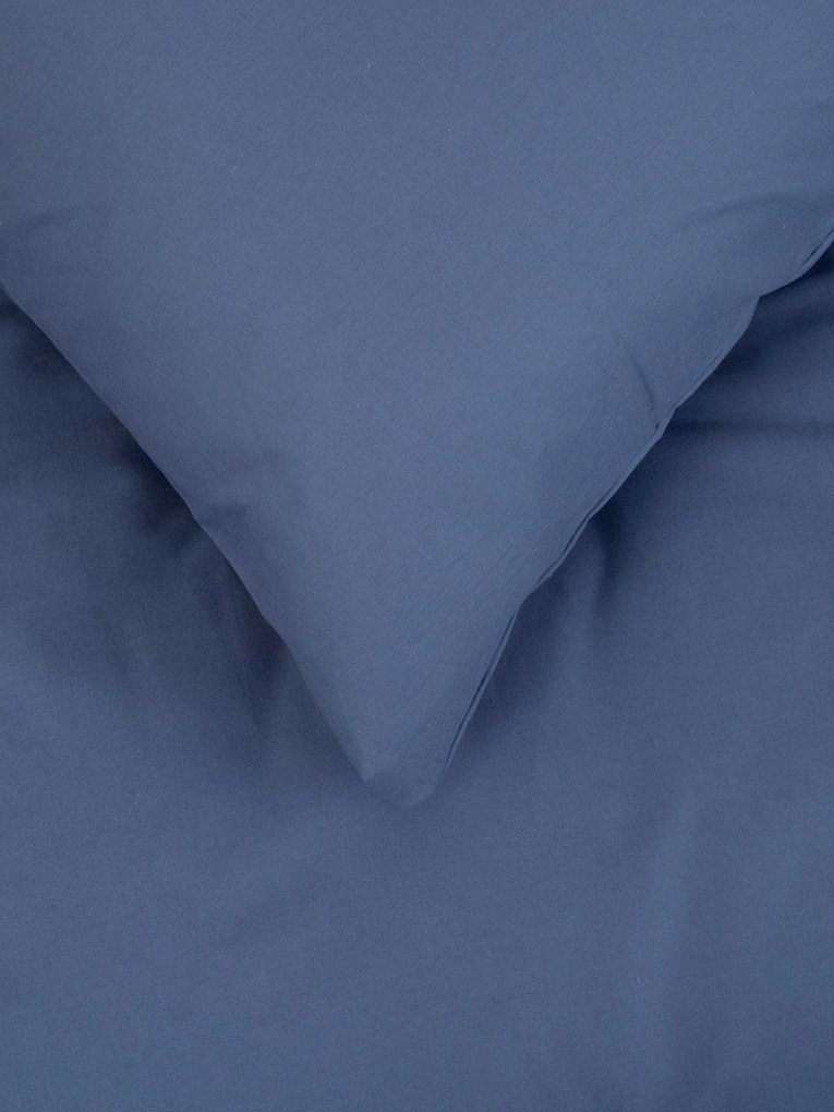 Francúzské bavlnené obliečky Renforcé – Jasmine námornícka modrá