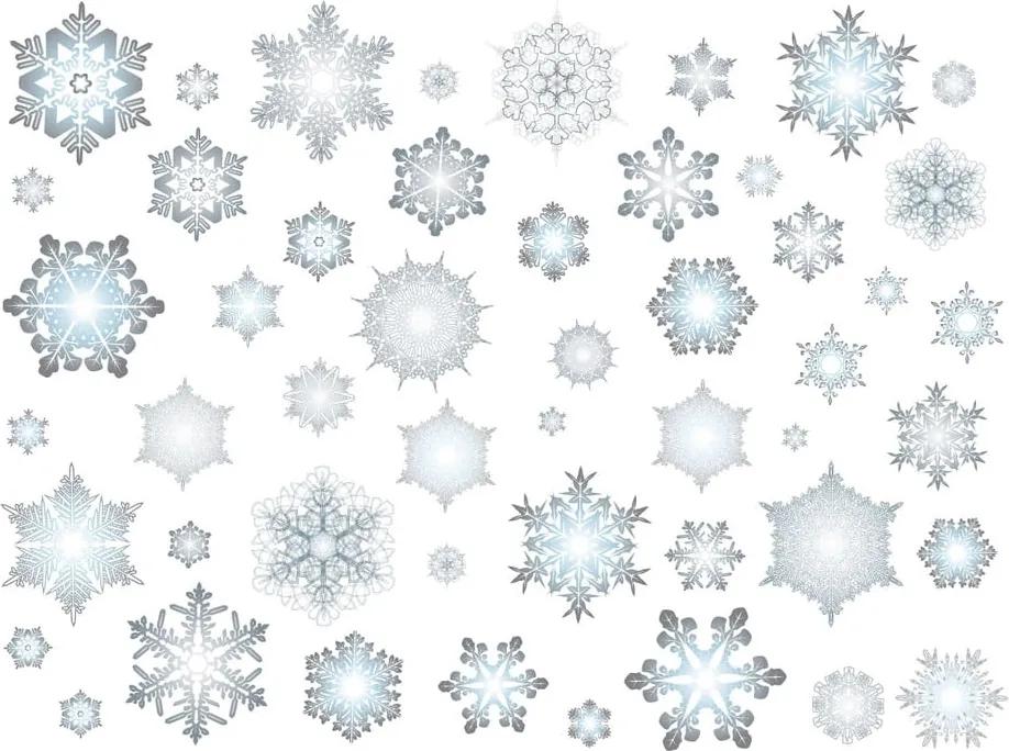 Vianočná samolepka Ambiance Snowflakes