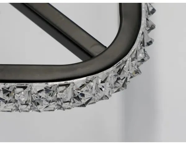 LED Stmievateľné stropné svietidlo LED/70W/230V 3000-6500K čierna + diaľkové ovládanie