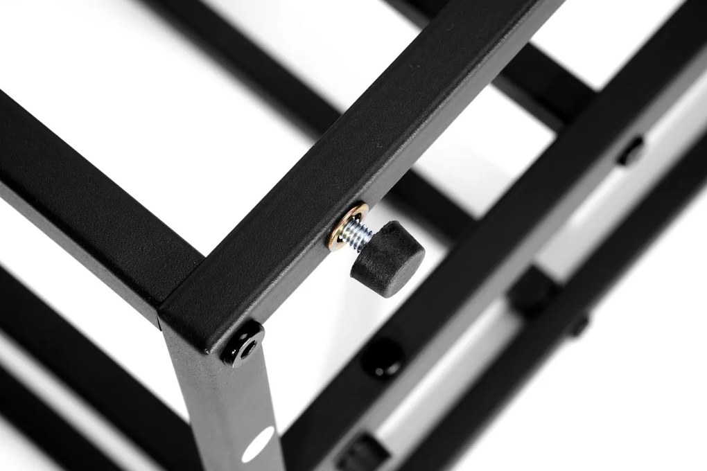 Stojan na kvety MOGREN dub craft/čierny