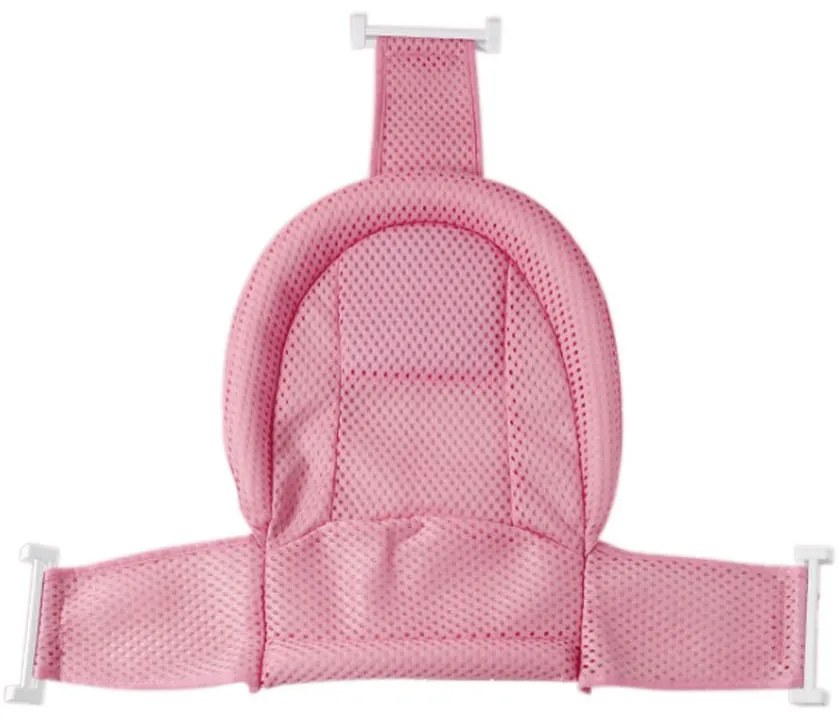 Skladacia vanička so sieťkou pre bábätká, 2 rôzne farby- ružová