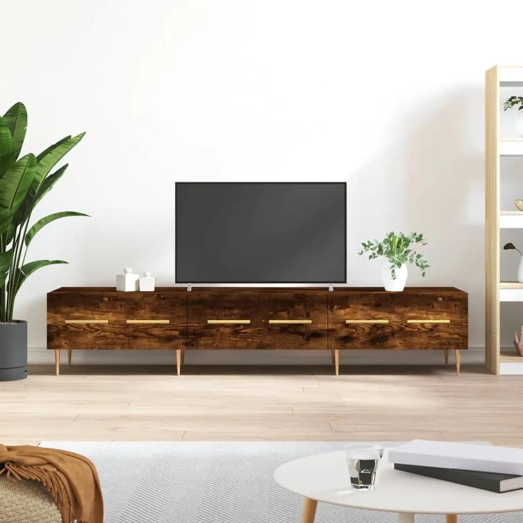 TV skrinka, tmavý dub 150x36x30 cm, kompozitné drevo 829145