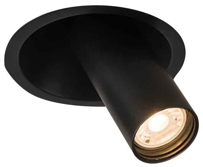 Shilo 7804 - Podhľadové bodové svietidlo YAKUMO 1xGU10//MR11/15W/230V čierna
