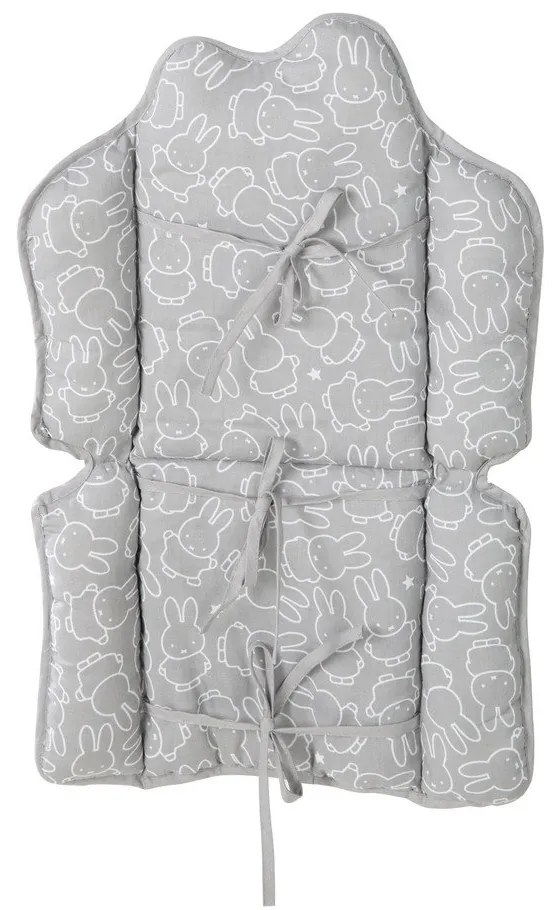 Sivá vložka do jedálenskej stoličky Miffy – Roba