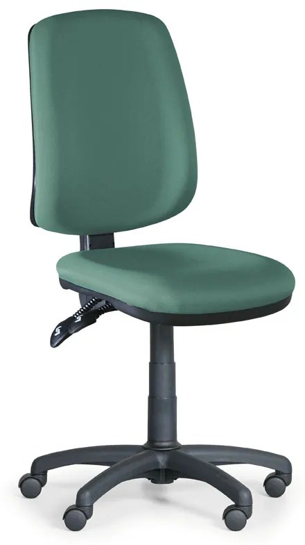 Kancelárska stolička ATHEUS bez podpierok rúk, zelená