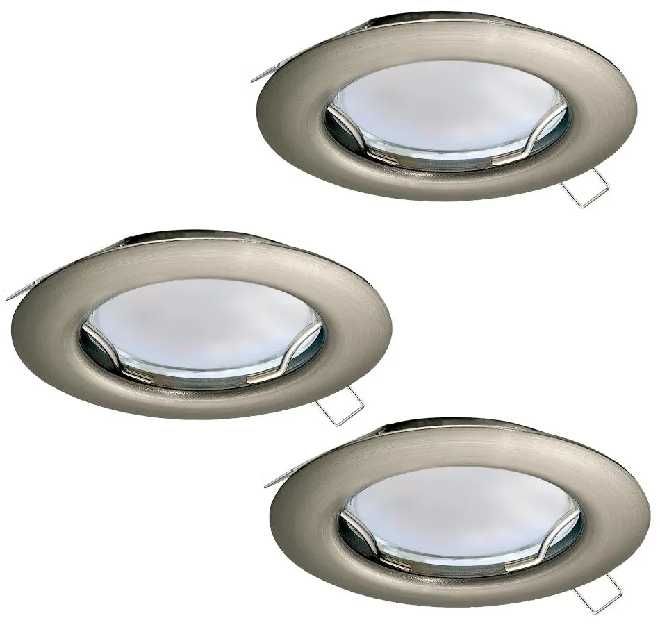 Moderné svietidlo EGLO PENETO nickel set 3ks 94237