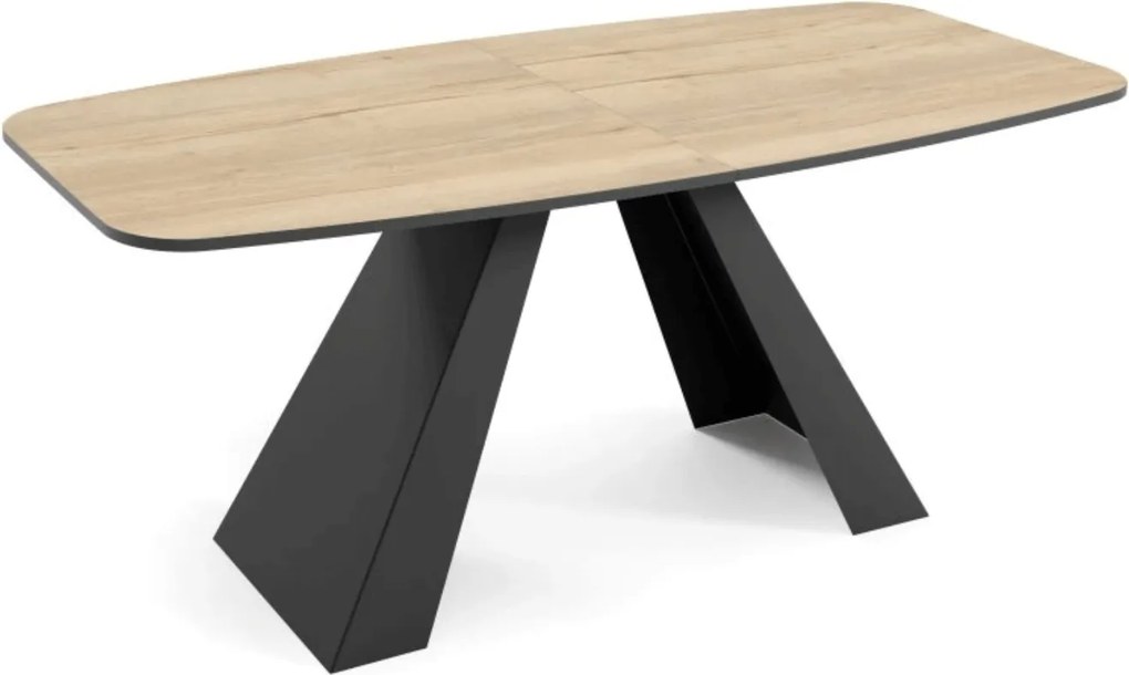 Dizajnový rozkladací jedálenský stôl TYRON Rozmer stola: veľkosť-160cm