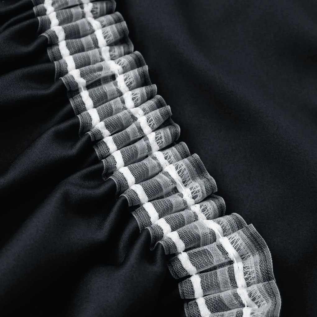 Goldea zatemňovací záves blackout - tmavo antracitový 200x270 cm