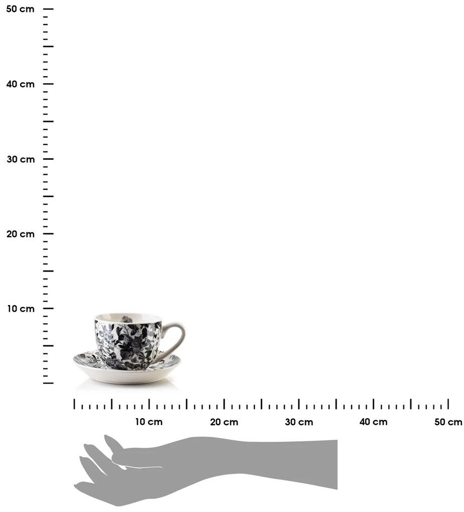 Mondex Porcelánová šálka s podšálkou Harper Amiens 250 ml