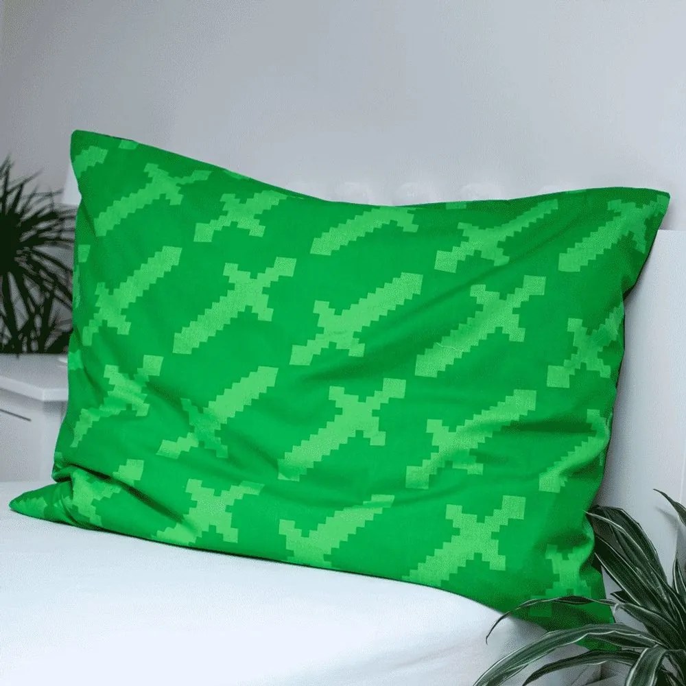 Jerry Fabrics Obliečky Minecraft - Survival Mode | 140 x 200 cm / 70 x 90 cm