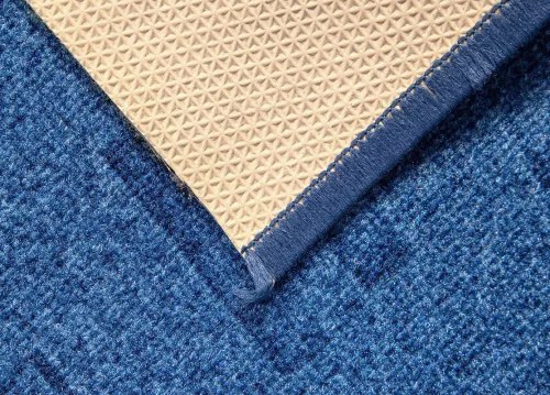 Koberce Breno Behúň JENA 77, šíře role 80 cm, modrá, viacfarebná