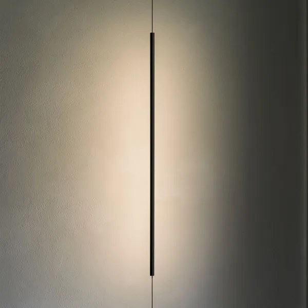 Ideal Lux - LED Stojacia lampa FILO LED/14W/230V 2700K čierna