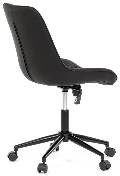 Autronic BONTEC Pracovná stolička, výškovo nastaviteľná, čierna látka, KA-V3120 BK3 Farba: Zelená