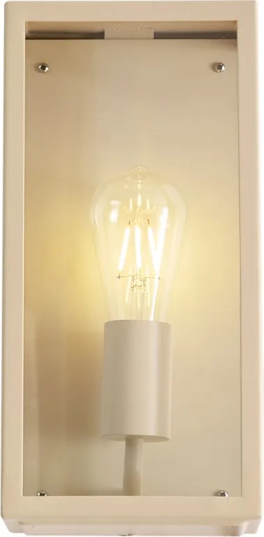 Klasické vonkajšie nástenné svietidlo béžové IP44 - Rotterdam