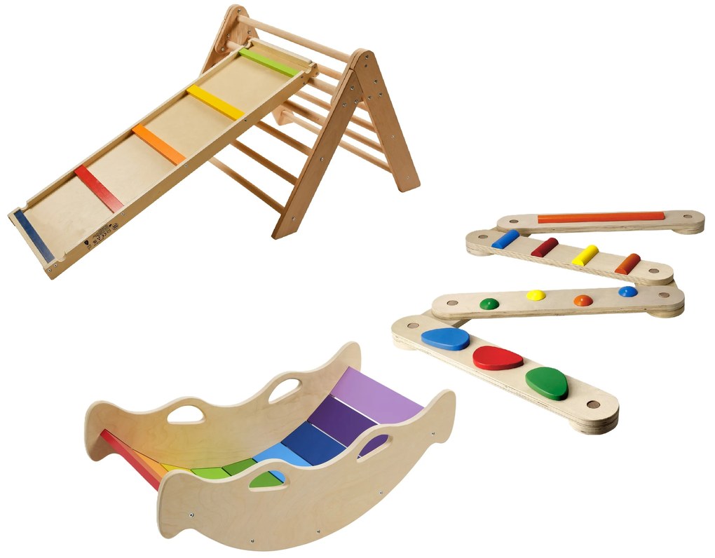lupilu® Drevené ihrisko na rozvoj motoriky (800011352)
