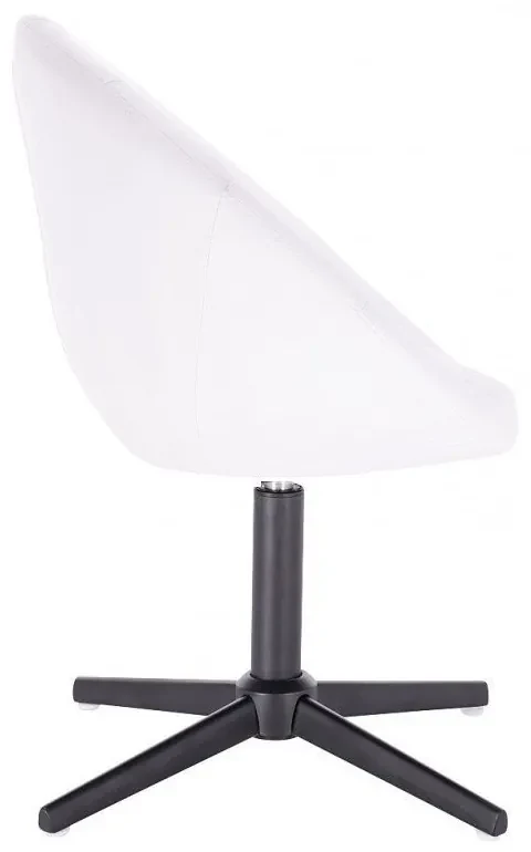 LuxuryForm DESIGN Kreslo VERA na čiernom kríži - biele
