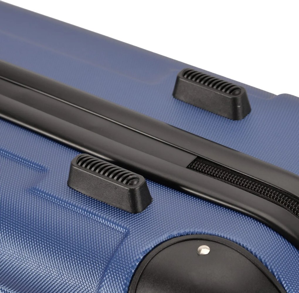 Kabínový kufor na 4 kolieskach 55x39x20cm modrá farba