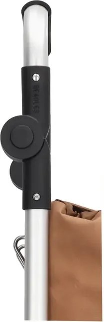 Beagles Hnedý kvetovaný nastaviteľný nákupný vozík na kolieskach “Hercules“