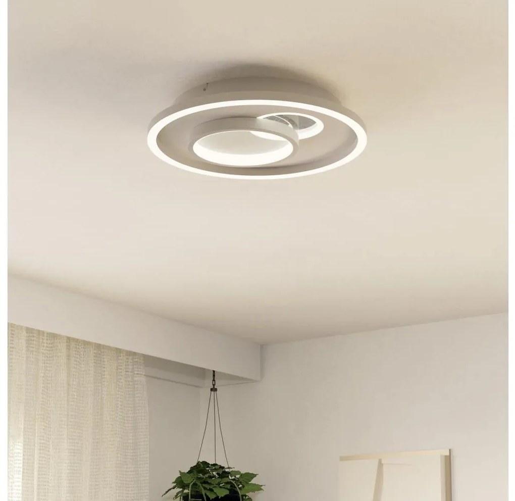 Eglo 901246 - LED Stropné svietidlo TIRIOLO 1xLED/14W/230V + 1xLED/8,5W biela EG901246
