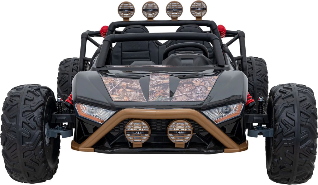 Ramiz Elektrická bugina Racing 5 pre deti čierna + motory 2x200W + diaľkové ovládanie + LED audio + pomalý štart