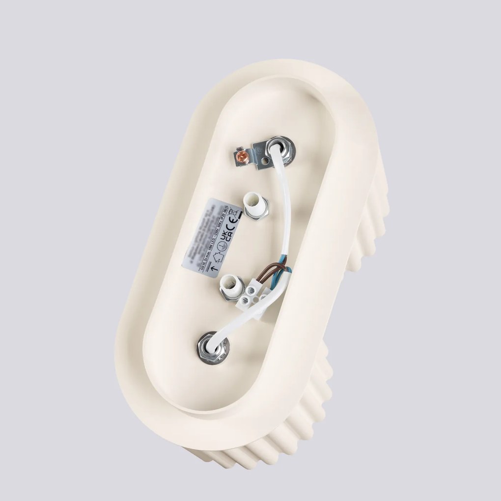 Stropné svietidlo Aura, 2x béžové hliníkové tienidlo, (10 cm)