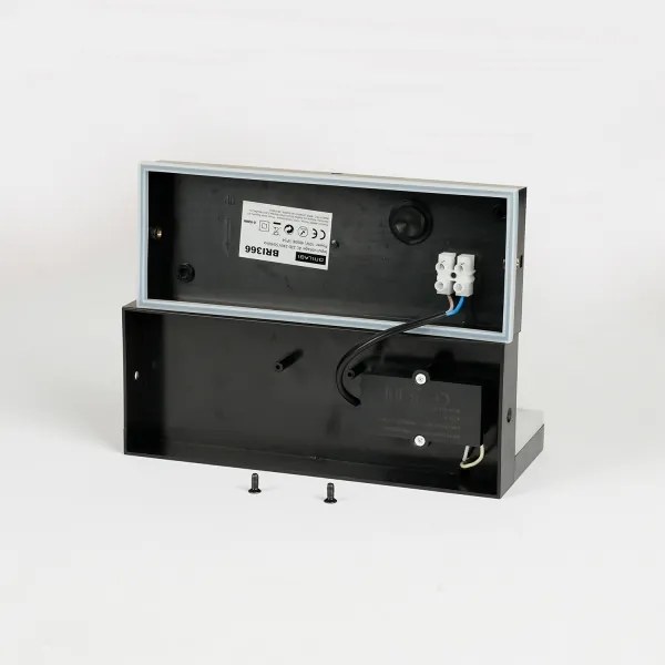 Brilagi - LED vonkajšie nástenné svietidlo TESSI LED/10W/230V čierne IP54