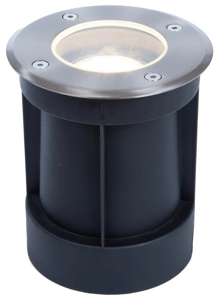 Ecolamp Exteriérové najazdové svietidlo Viale Round, 1x GU10