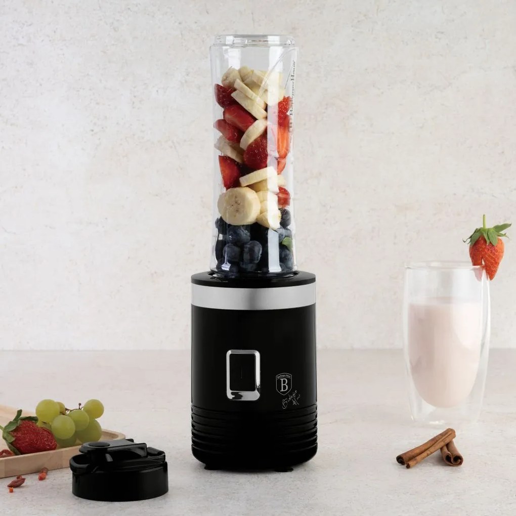 Berlingerhaus Smoothie mixér 0,5 l – Black Silver Collection
