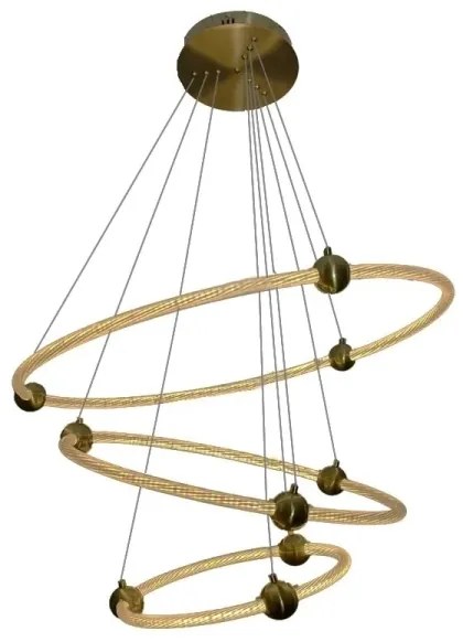 LED Stmievateľný luster na lanku LED/45W/230V 3000-6500K + diaľkové ovládanie