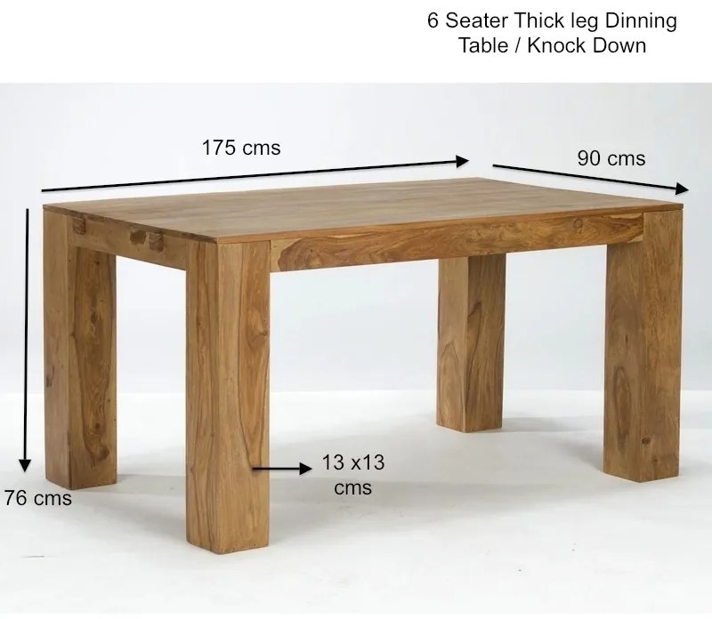 furniture-nabytek.cz - Stôl drevený z masívu palisander 175x90x76