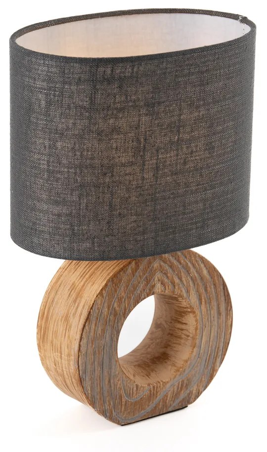 Moderná stolná lampa sivá vrátane LED - Meau