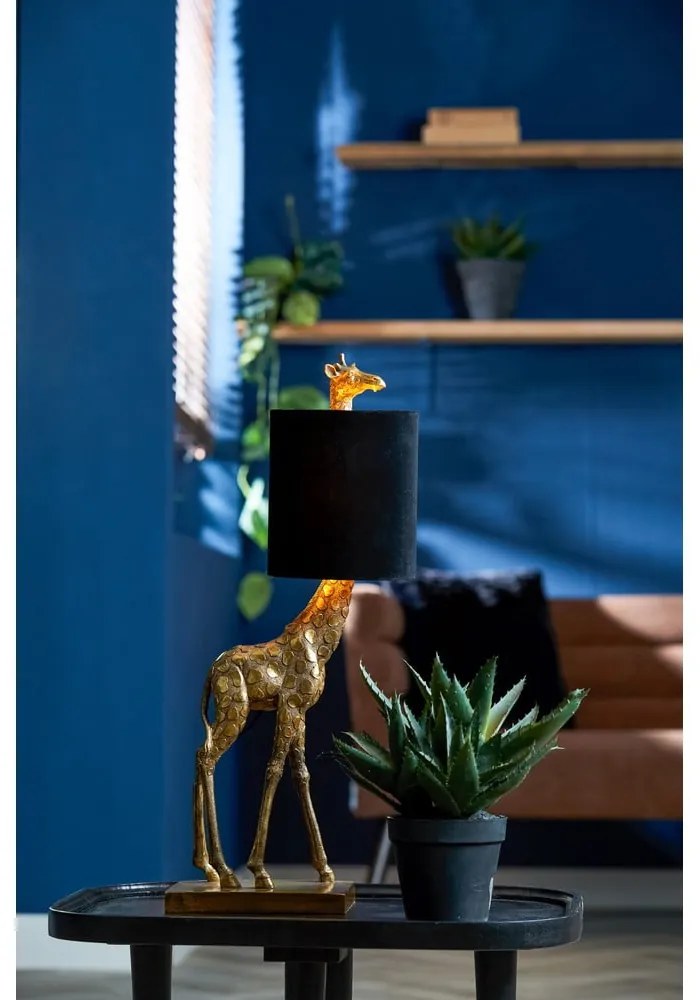 Stolová lampa v čierno-bronzovej farbe (výška 61 cm) Giraffe - Light &amp; Living